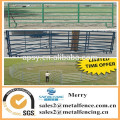 lowest price metal ranch corral fence panel /galvainzed livestock farm fence with gate for horse sheep cow